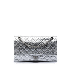 Chanel Quilted Metallic Aged Calfskin Reissue 2.55 Double Flap 226
