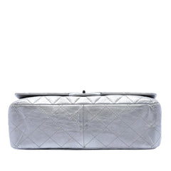 Chanel Quilted Metallic Aged Calfskin Reissue 2.55 Double Flap 227