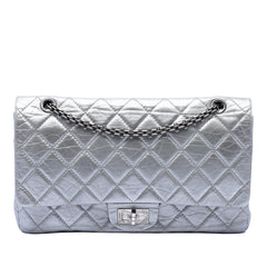 Chanel Quilted Metallic Aged Calfskin Reissue 2.55 Double Flap 227