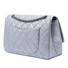 Chanel Quilted Metallic Aged Calfskin Reissue 2.55 Double Flap 227