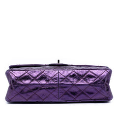 Chanel Quilted Metallic Calfskin Reissue 2.55 Double Flap 226