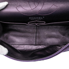 Chanel Quilted Metallic Calfskin Reissue 2.55 Double Flap 226