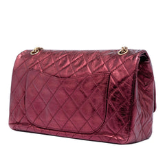 Chanel Quilted Metallic Lambskin Reissue 2.55 Double Flap 227