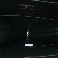 Chanel Quilted Patent Duo Heart Clutch with Chain