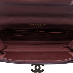 Chanel Quilted Patent Golden Class East West Wallet on Chain