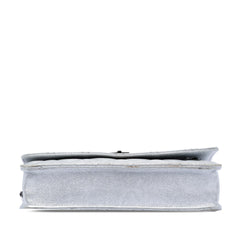 Chanel Reissue 2.55 Quilted Metallic Aged Calfskin Wallet on Chain