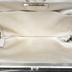 Chanel Satin Sequin Embroidered La Pausa Evening Clutch
