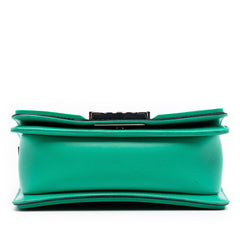 Chanel Small Bicolor Quilted Lambskin and Rubber Boy Flap