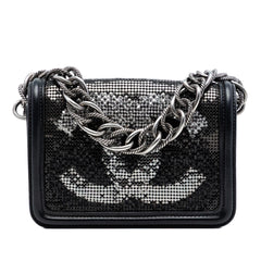 Chanel Small Lambskin Beaded Crystal Flap