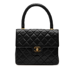 Chanel Small Lambskin Kelly Top Handle Bag