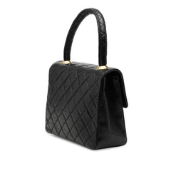 Chanel Small Lambskin Kelly Top Handle Bag