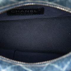 Chanel Small Printed Denim and Calfskin Gabrielle Hobo