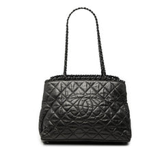 Chanel Small Quilted Calfskin Chain Me Tote