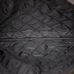 Chanel Small Quilted Crinkled Patent O Case Clutch