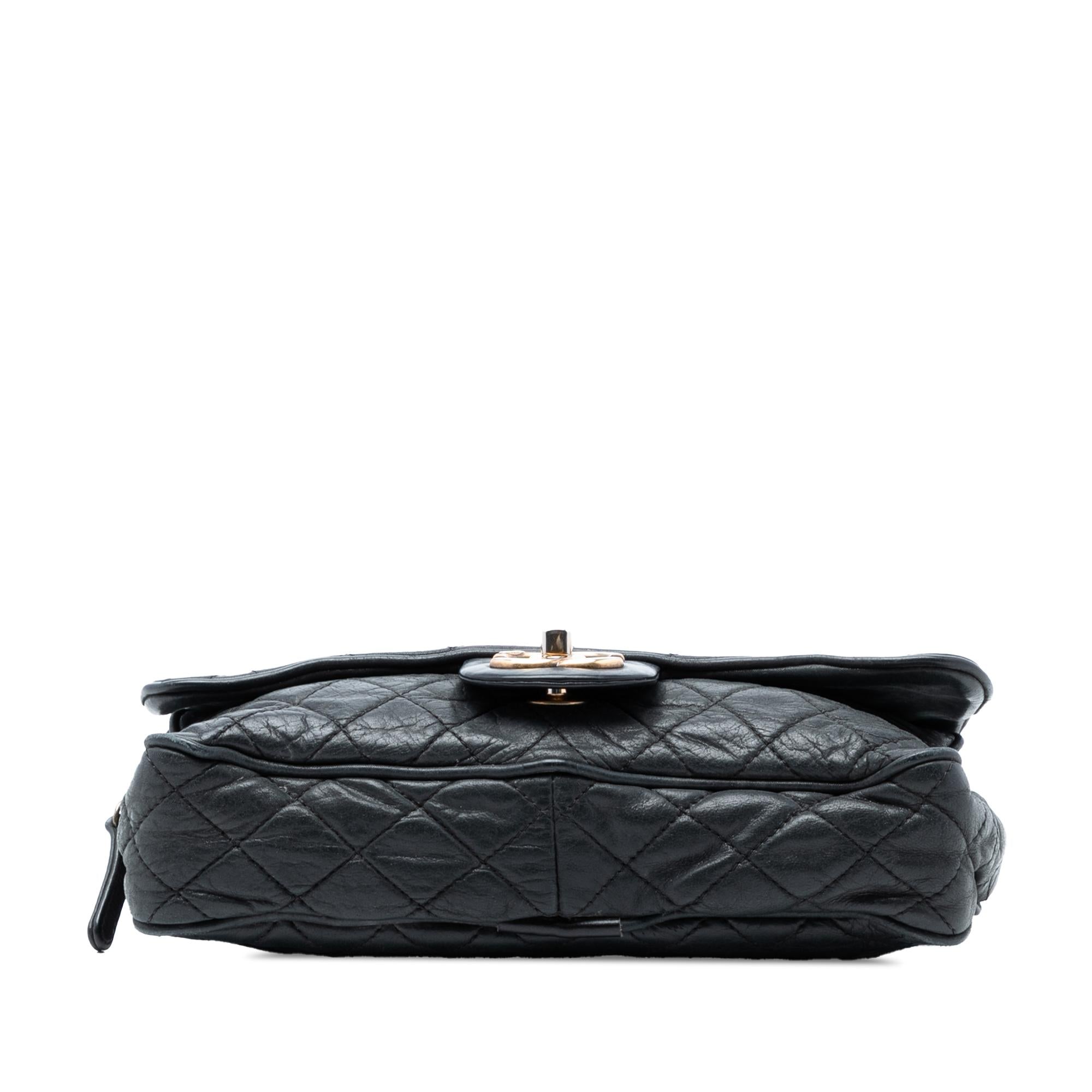 Chanel Small Quilted Iridescent Calfskin Shiva Flap