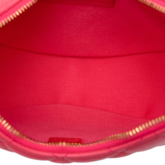 Chanel Small Quilted Lambskin Chain Around Hook Hobo Bag