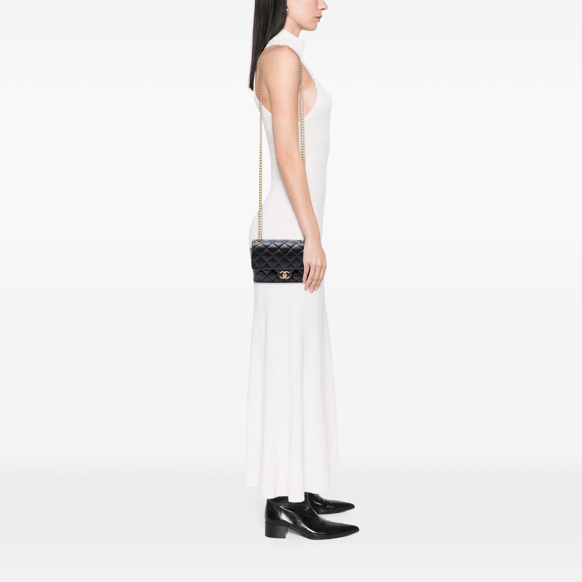 Chanel Small Quilted Lambskin Pillow Crush Flap