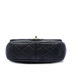 Chanel Small Quilted Lambskin Round Top Handle Flap