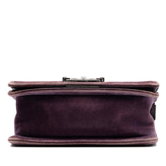 Chanel Small Quilted Velvet Boy Flap