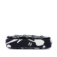 Chanel Small Silk and Lambskin Net Tahiti Flap