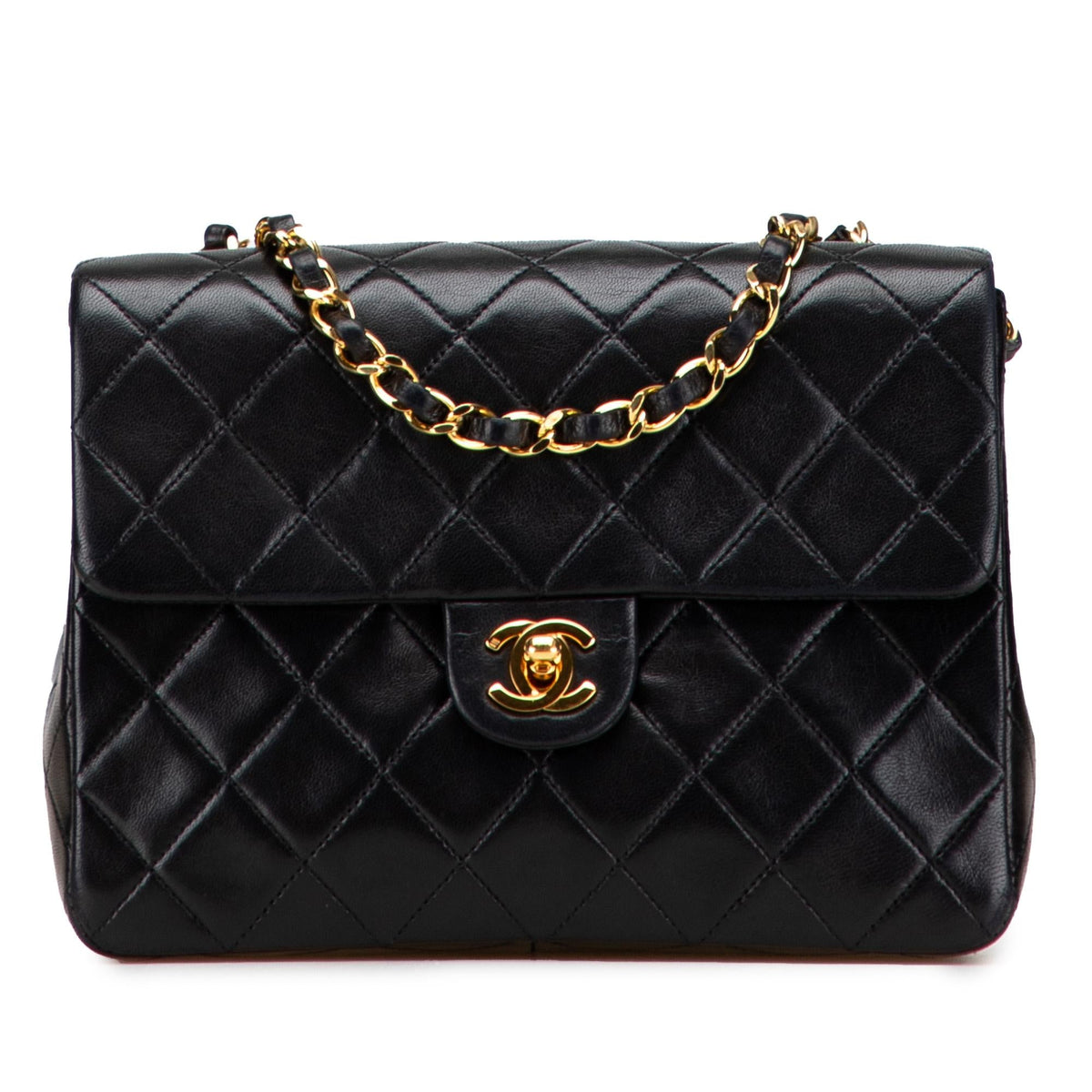 Chanel Small Square Quilted Lambskin Flap
