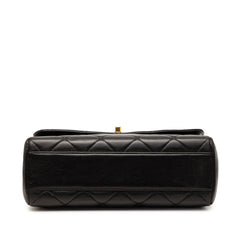 Chanel Small Square Quilted Lambskin Straight Single Flap