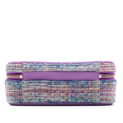 Chanel Small Tweed CC Filigree Vanity Case
