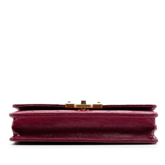 Chanel Stitched Goatskin Golden CC Wallet On Chain