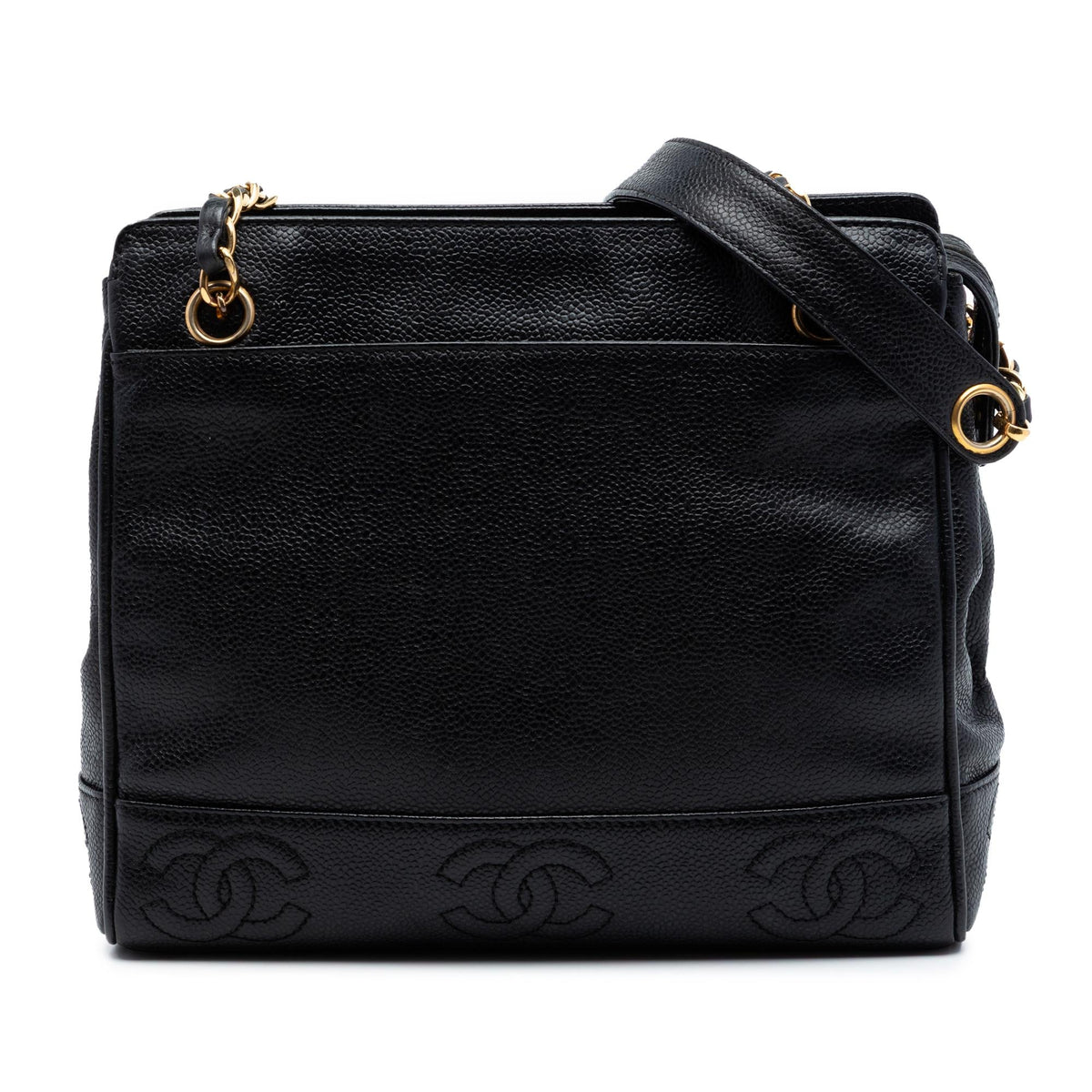 Chanel Triple CC Caviar Tote