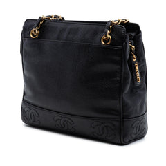 Chanel Triple CC Caviar Tote