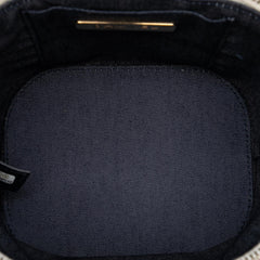 Chanel Tweed and Lambskin Vanity Cosmetic Case