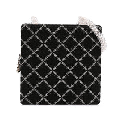 Chanel Tweed and Resin Zipped Chain Shopping Bag