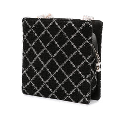 Chanel Tweed and Resin Zipped Chain Shopping Bag