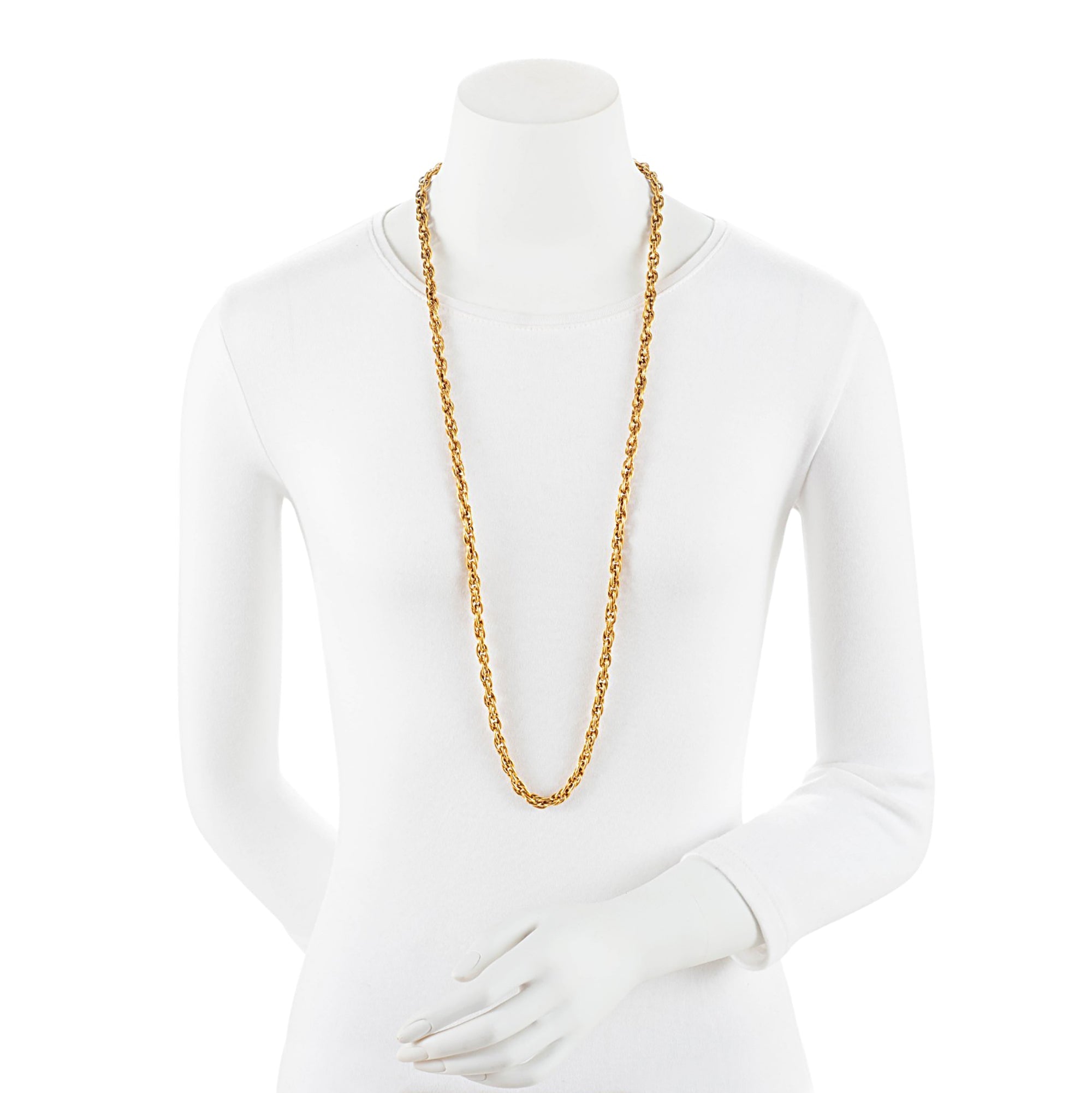 Chanel Vintage CC Chain Necklace