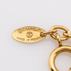 Chanel Vintage CC Open Medallion Necklace