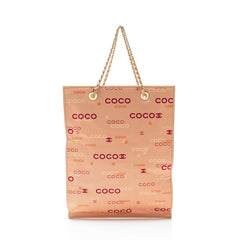 Chanel Vintage Canvas Coco Logo Tote