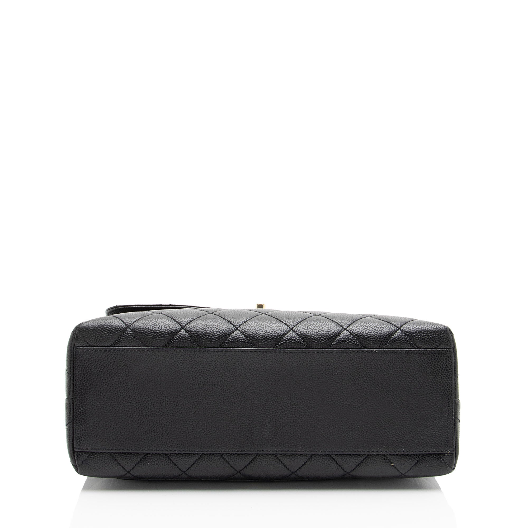 Chanel Vintage Caviar Leather Kelly Top Handle