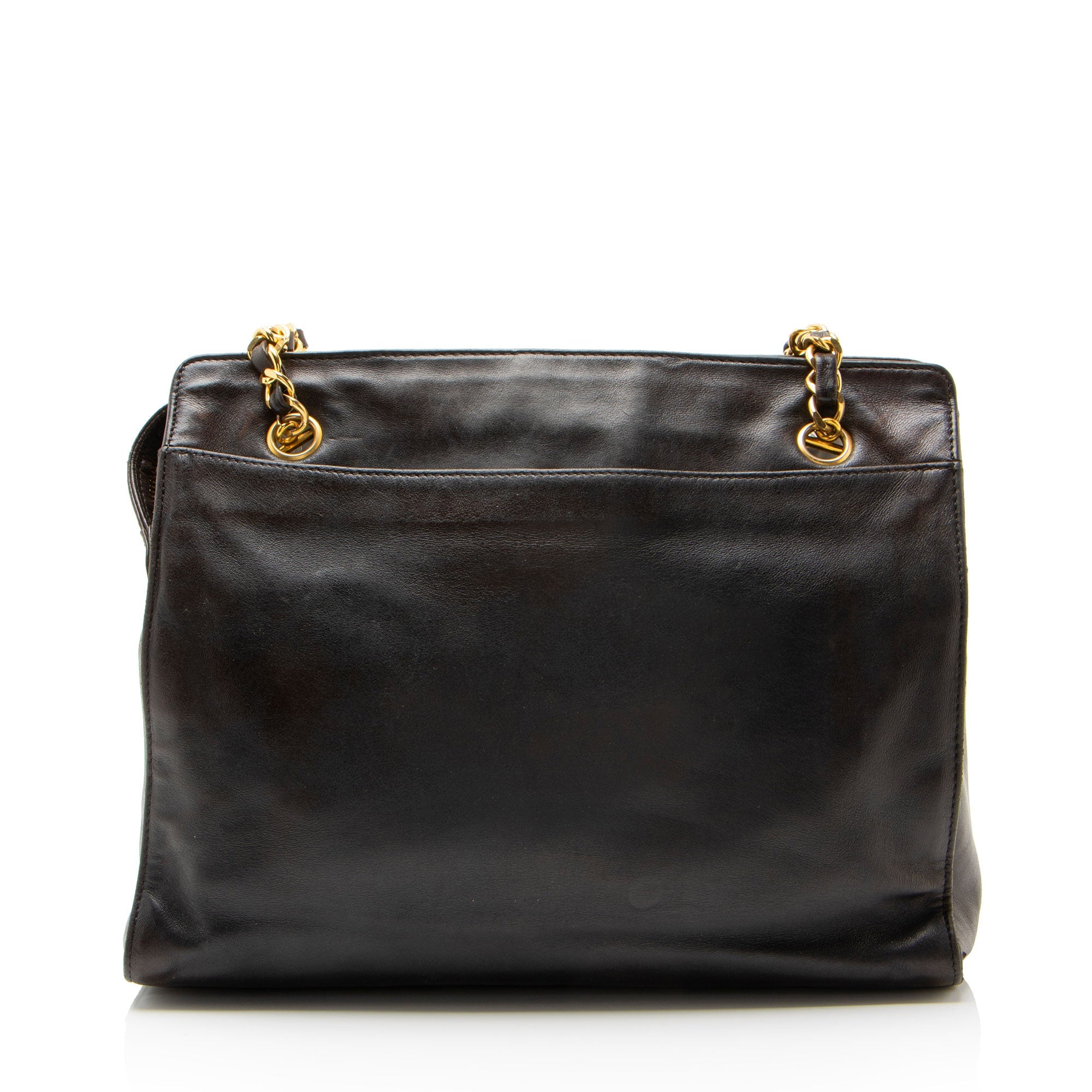 Chanel Vintage Lambskin CC Chain Tote