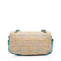Chanel Vintage Tweed Mademoiselle Flap Bag