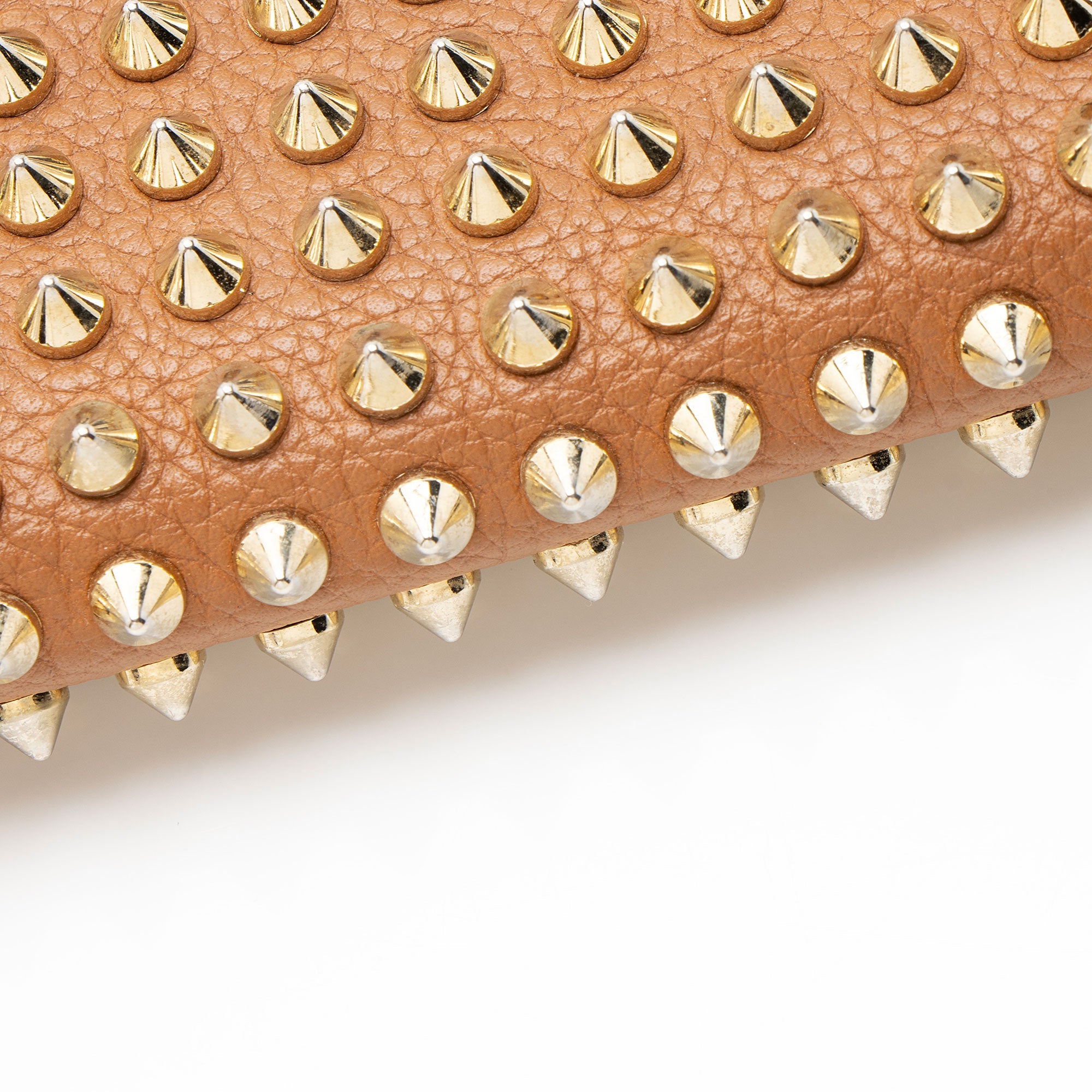 Christian Louboutin Leather Spiked Panettone Wallet