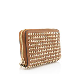 Christian Louboutin Leather Spiked Panettone Wallet