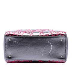 Dior Anselm Reyle Medium Metallic Lambskin Cannage Lady Dior