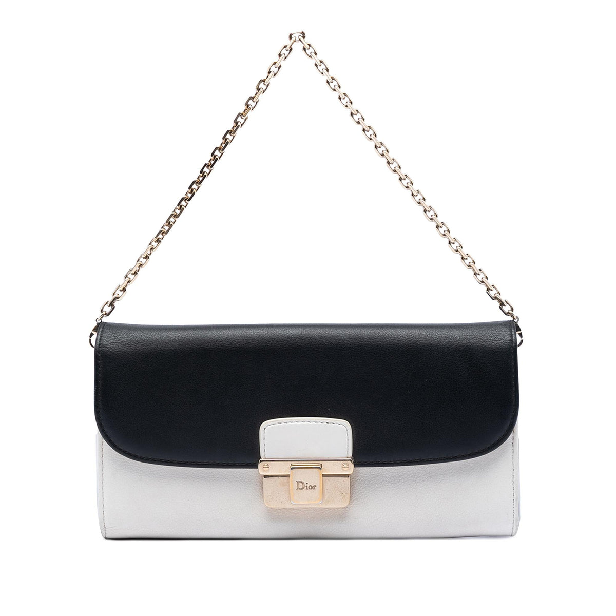 Dior Bicolor Calfskin Diorling Wallet on Chain