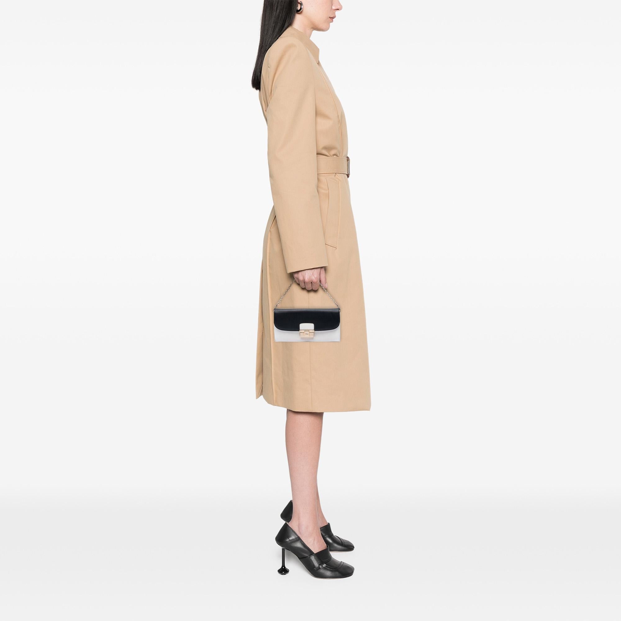 Dior Bicolor Calfskin Diorling Wallet on Chain