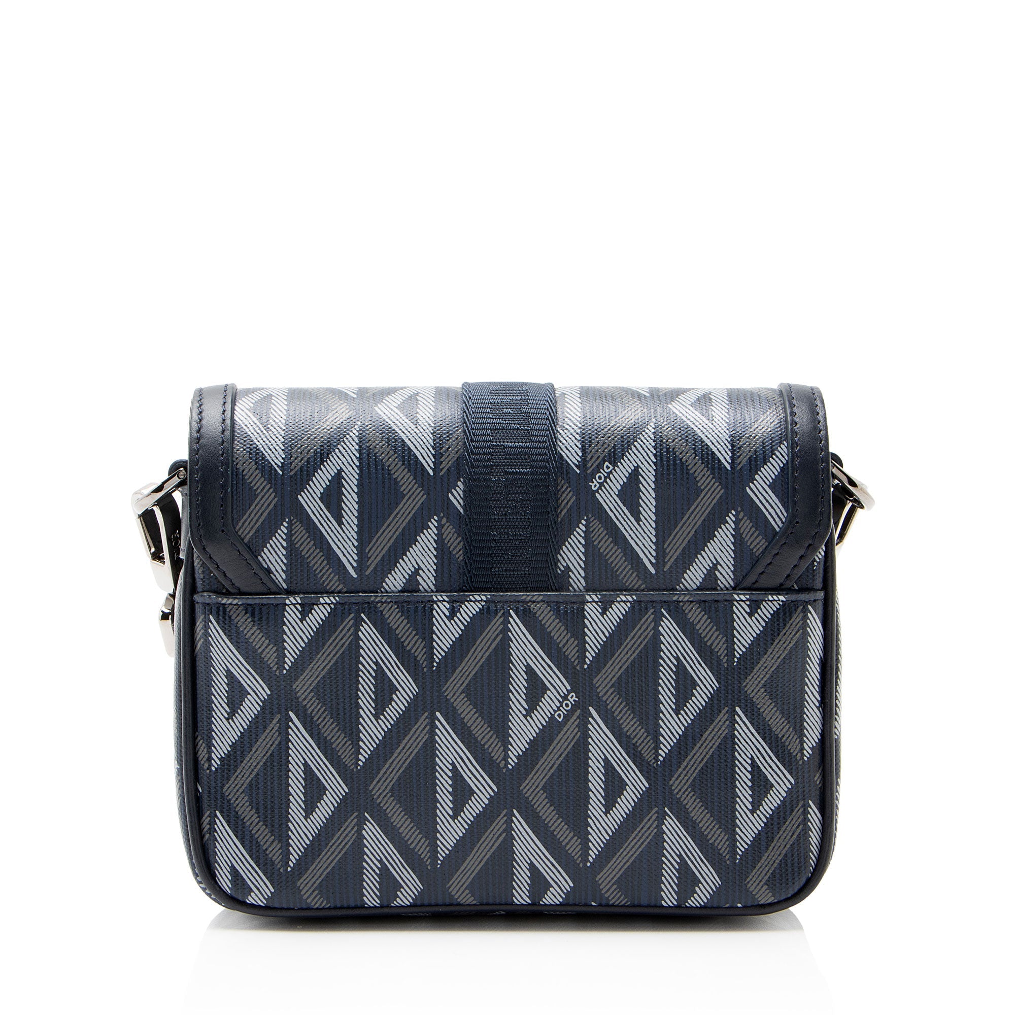 Dior CD Diamond Coated Canvas Hit the Road Mini Shoulder Bag