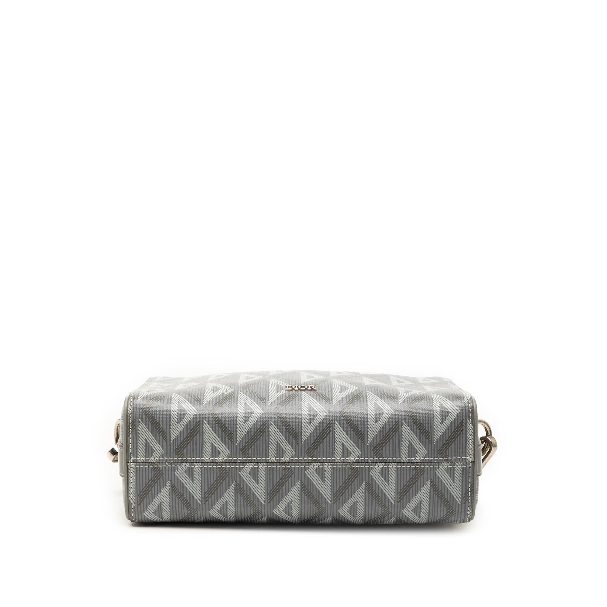 Dior CD Diamond Coated Canvas Lingot 22 Bag