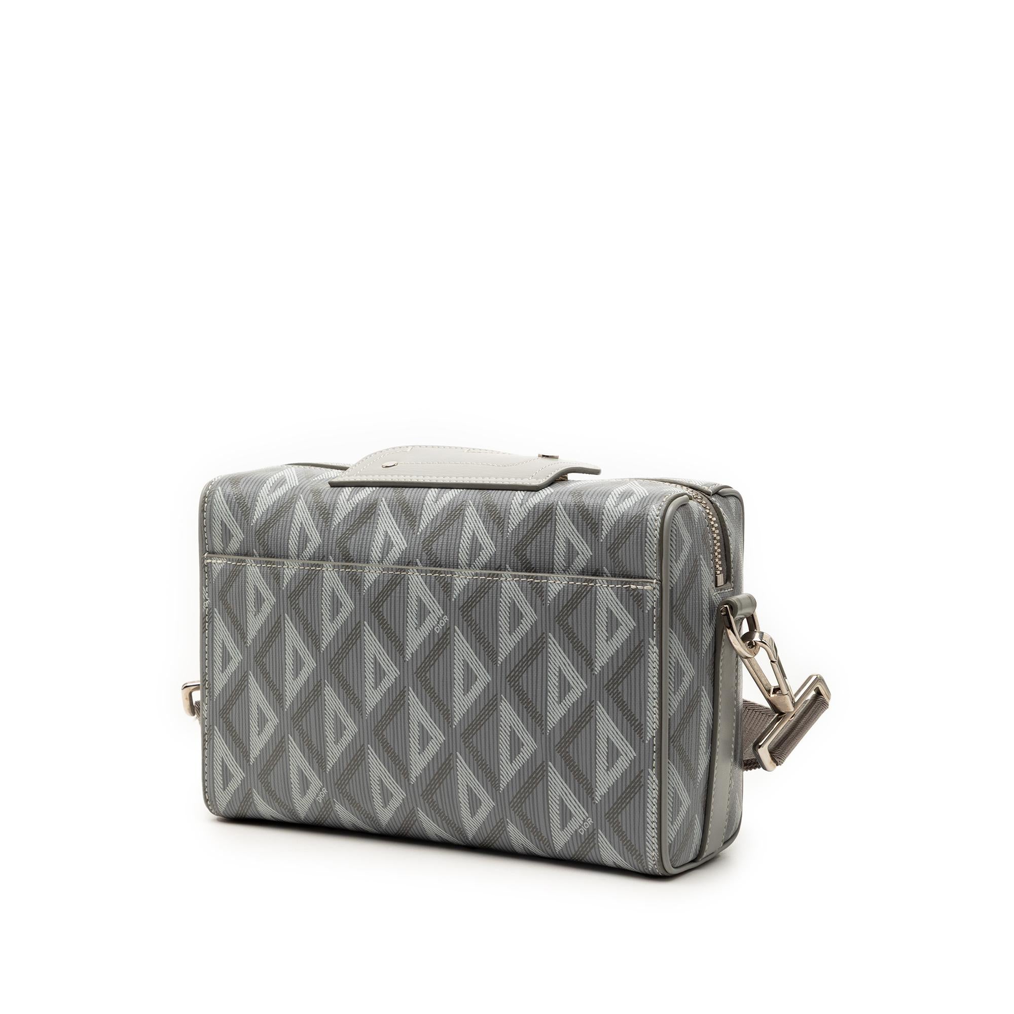 Dior CD Diamond Coated Canvas Lingot 22 Bag