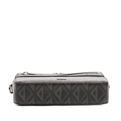 Dior CD Diamond Coated Canvas Safari Bag with Strap