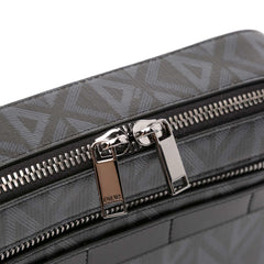 Dior CD Diamond Coated Canvas Safari Bag with Strap