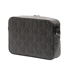 Dior CD Diamond Coated Canvas Safari Bag with Strap